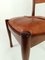 Italian Dining Chairs in Walnut and Cognac Leather by Silvio Coppola for Bernini, 1970s, Set of 4, Image 17