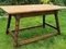 Antique German Rustic Farmers Table in Oak and Beech, 1870, Image 1
