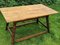 Antique German Rustic Farmers Table in Oak and Beech, 1870 3