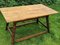 Antique German Rustic Farmers Table in Oak and Beech, 1870, Image 3