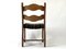 Razor Chairs in Oak and Fabric by Guillerme & Chambron, 1950s, Set of 6 7