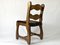 Razor Chairs in Oak and Fabric by Guillerme & Chambron, 1950s, Set of 6, Image 5