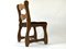 Razor Chairs in Oak and Fabric by Guillerme & Chambron, 1950s, Set of 6, Image 2