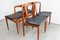 Vintage Teak Chairs by Johannes Andersen for Uldum Møbelfabrik, 1960s, Set of 4, Image 6