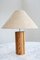 Mid-Century Spruce Table Lamp by Bestform Woodworkers, 1970s, Image 1