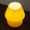 Gelbe Italienische Vintage Mushroom Tischlampen aus Muranoglas, 2er Set 11