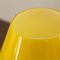 Vintage Italian Yellow Mushroom Table Lamps in Murano Glass, Set of 2 8