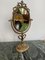 Vintage Victorian Brass Table Mirror on Marble Base, 1950s 5
