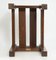 Arts & Crafts Oak and Leather Mission Stool by Liberty, Circa 1900 9
