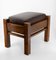 Arts & Crafts Oak and Leather Mission Stool by Liberty, Circa 1900 2