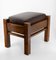 Arts & Crafts Oak and Leather Mission Stool by Liberty, Circa 1900, Image 2