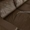Sofá esquinero E200 de cuero en caqui marrón oscuro de Stressless, Imagen 4