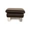 Leather Stool in Dark Brown from Koinor Rossini 5