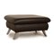 Leather Stool in Dark Brown from Koinor Rossini 1