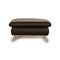 Leather Stool in Dark Brown from Koinor Rossini 6