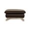 Leather Stool in Dark Brown from Koinor Rossini, Image 6