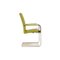 D2 Leather Chairs in Green Yellow from Hülsta 8