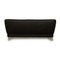 2300 Leather Two Seater Black Sofa from Rolf Benz 7
