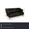 2300 Leather Two Seater Black Sofa from Rolf Benz 2