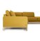 Esempio di divano ad angolo in tessuto giallo verde di Rolf Benz, Immagine 6
