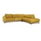 Esempio di divano ad angolo in tessuto giallo verde di Rolf Benz, Immagine 1