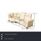 Paradise Leather Three Seater Cream Sofa from Stressless, Image 2