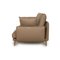 Back Leather Two Seater Grey Taupe Sofa from Poltrona Frau 9
