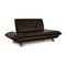 Leather Sofa Set in Dark Brown, Set of 2, Image 4