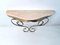 Mid-Century Italian Pink Marble Console Table, 1950s, Image 4