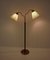 Modern Swedish Floor Lamp in Brass and Leather, 1940s, Image 2