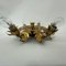 Vintage Ceiling Lamp in Leaf Gold Gilded, 1970s 7