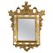 Espejo de madera tallada y dorada, siglo XVIII, Imagen 1
