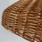 Mid-Century Rattan & Wicker Pendant, Sweden, 1960s 13