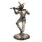 Figura de plata de un arlequín tocando, Alemania, siglo XIX, Imagen 4