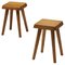 S01 Stools attributed to Pierre Chapo, France, 1970s 1