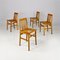 Modern Italian Wooden Milano Chairs attributed to Aldo Rossi for Molteni, 1987, Set of 4 2