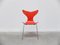 Sedia Seagull vintage di Arne Jacobsen per Fritz Hansen, 1968, Immagine 7