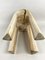 Rustic Handcarved Teak Wood Side Table in Bleached 10