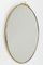 Large Vintage Round Mirror 1