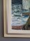 Watching the Waves, Oil Painting, 1950s, Framed 8