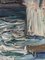 Watching the Waves, Oil Painting, 1950s, Framed, Image 10