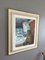 Guardando le onde, dipinto a olio, anni '50, con cornice, Immagine 3