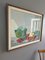 Bodegón con verduras, pintura al óleo, años 50, enmarcado, Imagen 3