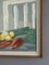 Natura morta con verdure, dipinto a olio, anni '50, con cornice, Immagine 7
