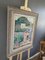 Southern View, Oil Painting, 1950s, Framed 3