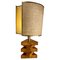 Lámpara de mesa italiana escultural de brezo, años 70, Imagen 1