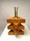 Lámpara de mesa italiana escultural de brezo, años 70, Imagen 7