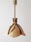 Lámpara Fan Boho de bambú de Ingo Mauerer, años 70, Imagen 1