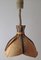 Lámpara Fan Boho de bambú de Ingo Mauerer, años 70, Imagen 22