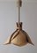 Lámpara Fan Boho de bambú de Ingo Mauerer, años 70, Imagen 8